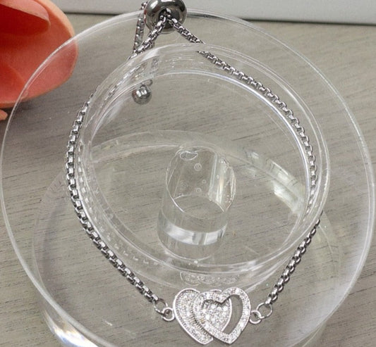 BRAZALETE CORAZÓN ENLAZADO