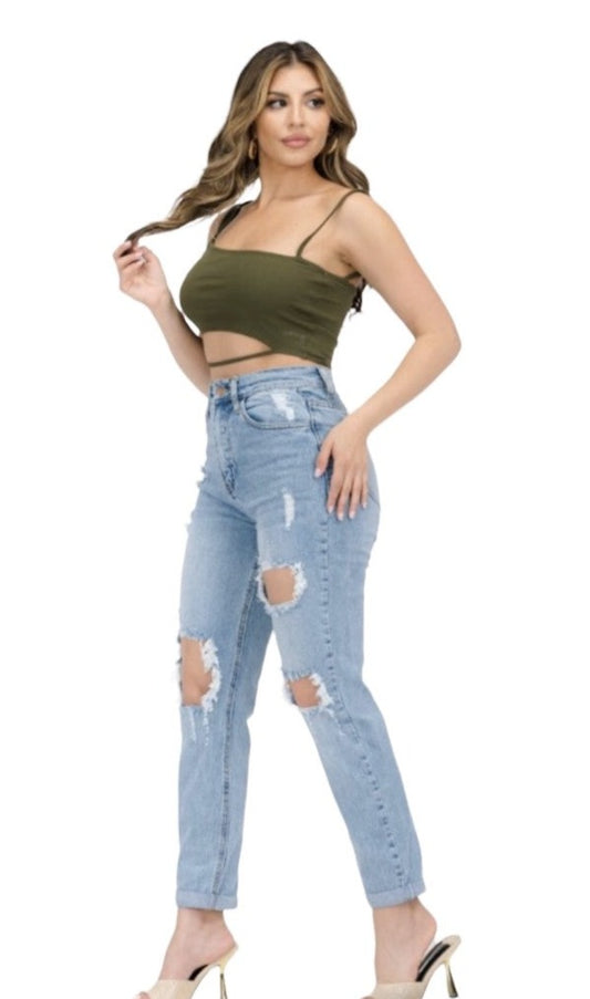 RUBY MOM JEANS